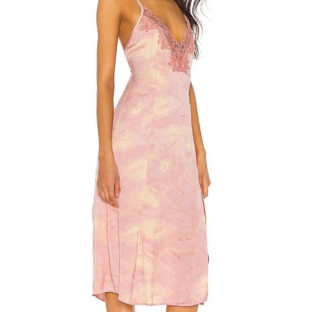 Free People Chasing Shadows Slip Dress
